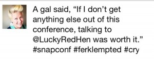 SNAP Conference best thing