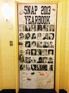 SNAP Conference 2013 door decorating yearbook